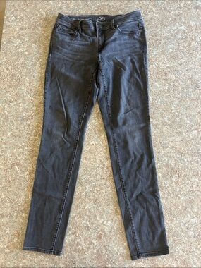 LOFT Dark Gray Skinny Jeans